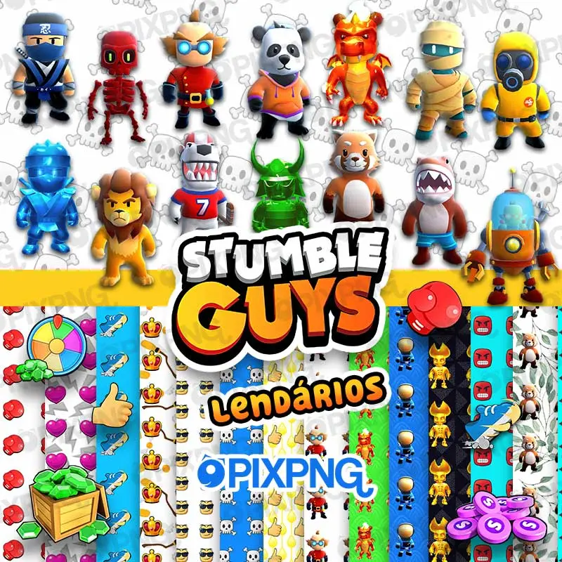 Kit Digital Stumble Guys Imagens Png