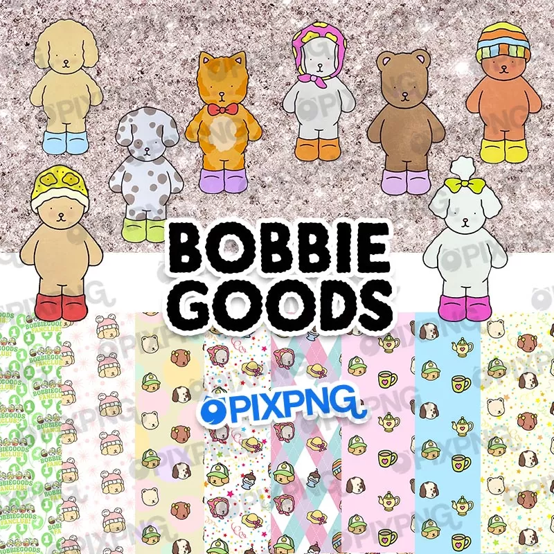 Bobbie Goods e Papeis Digitais Pixpng