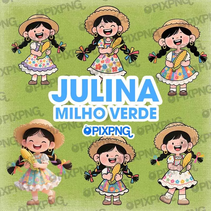Julina Milho Verde Festa Junina Pixpng