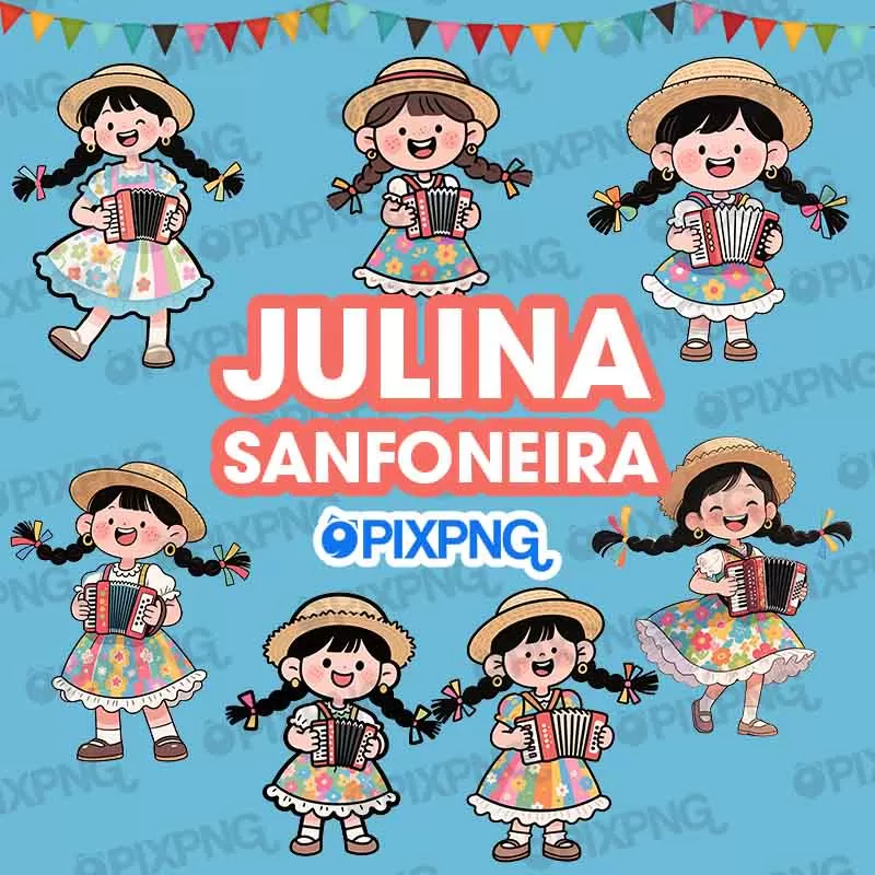 Julina Sanfoneira Festa Junina Pixpng