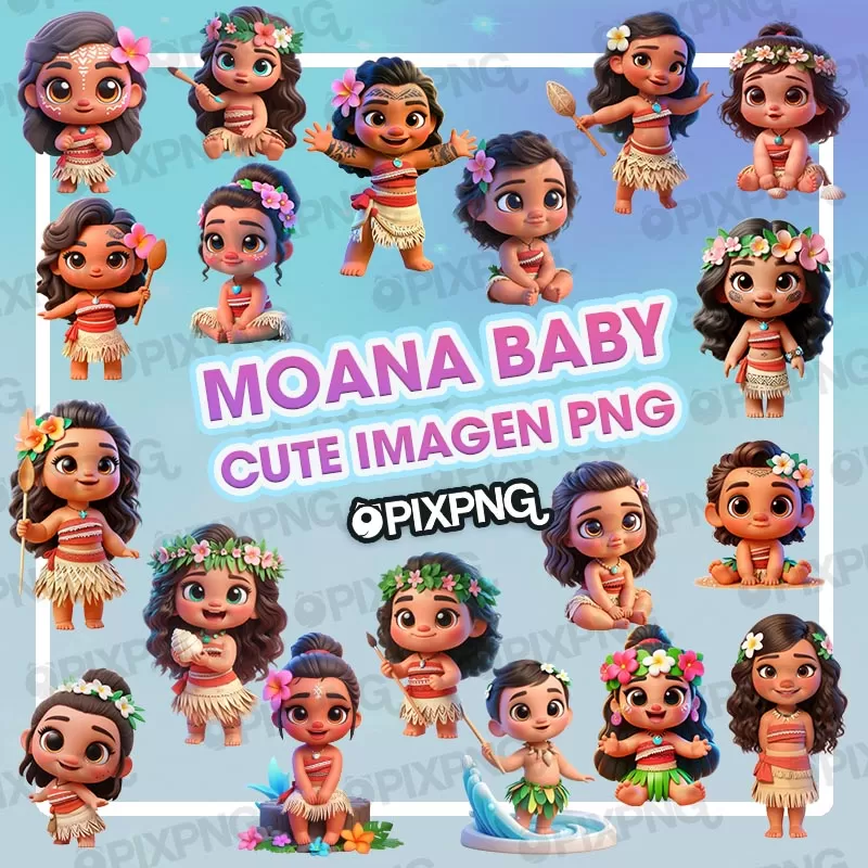 Moana Baby Cute Png