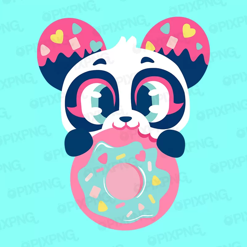 Panda Donuts Pixpng Mod2