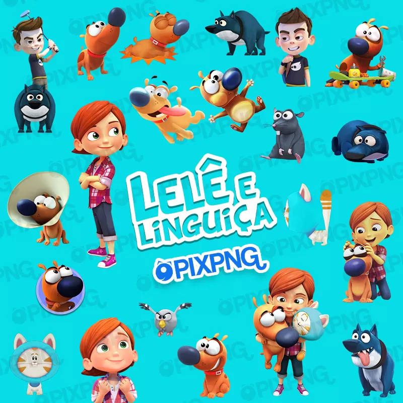 Lelê e Linguiça Pixpng