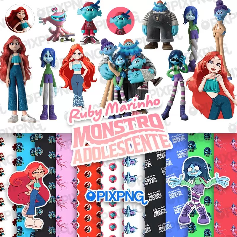 Ruby Marinho Monstro Adolescente