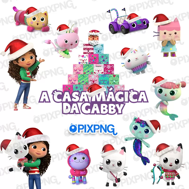 A Casa Mágica da Gabby Natal Pixpng