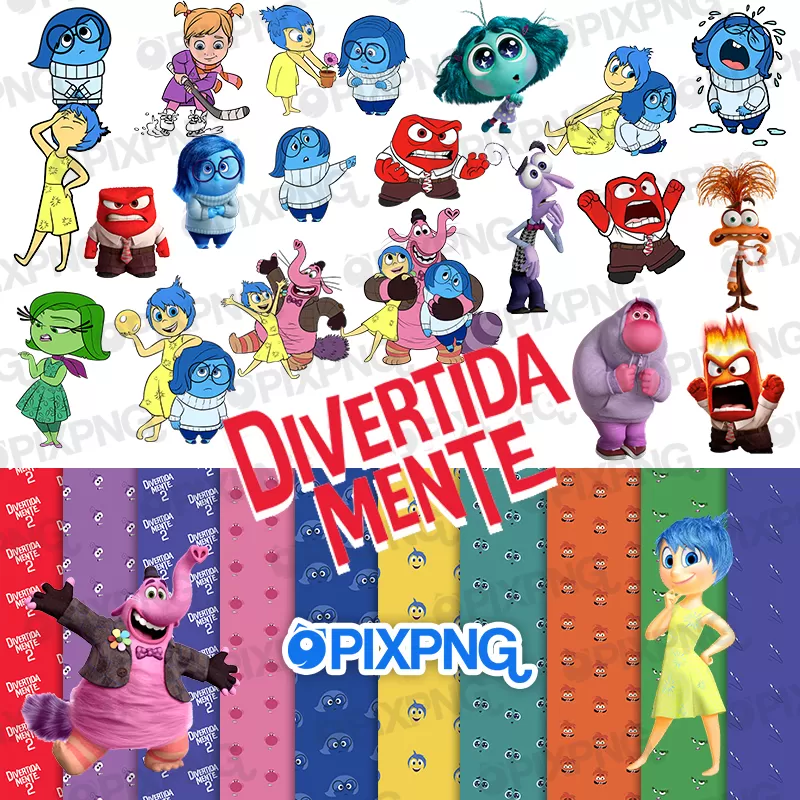 Divertidamente e Papeis Digitais Pixpng