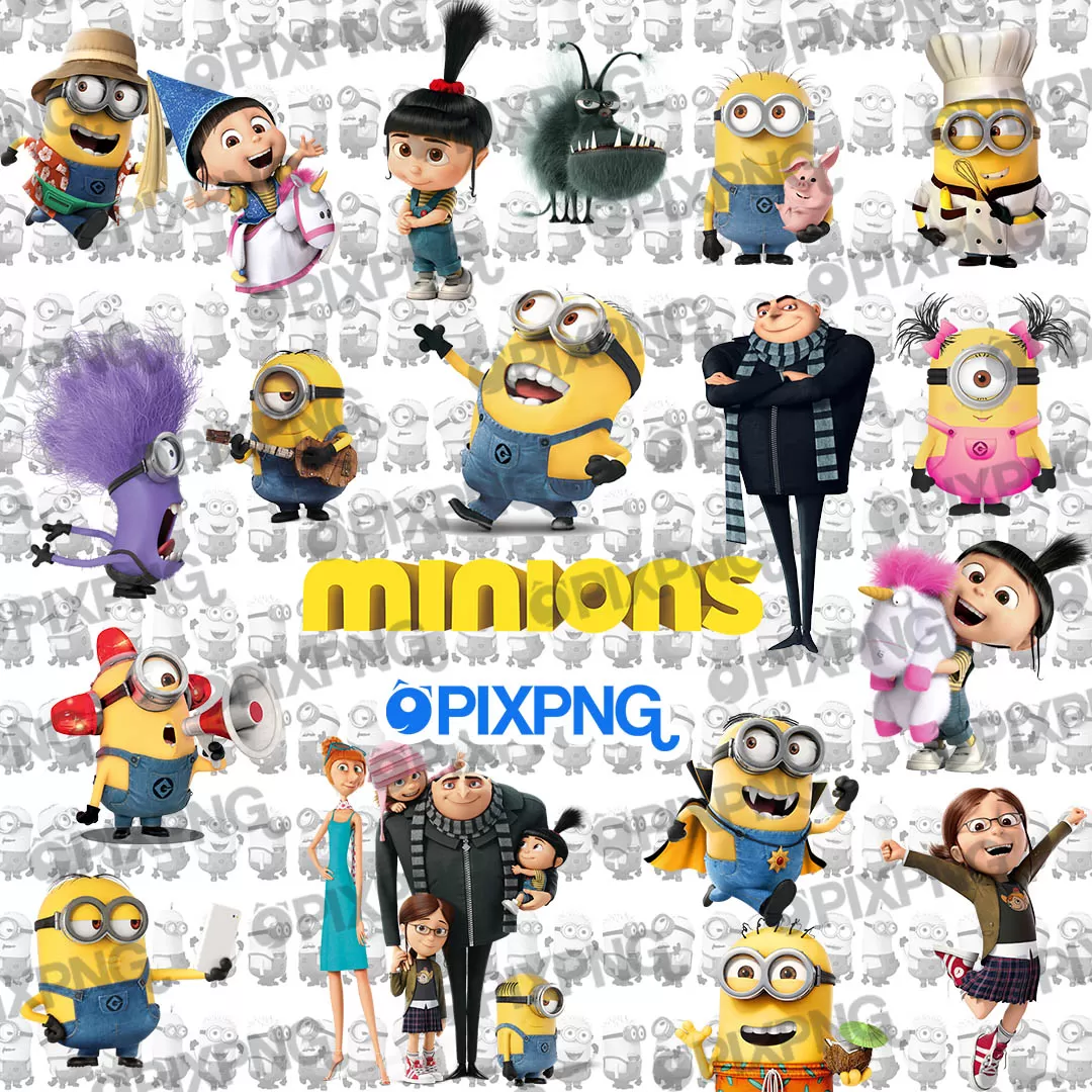 Minions Arquivo Digital Pixpng