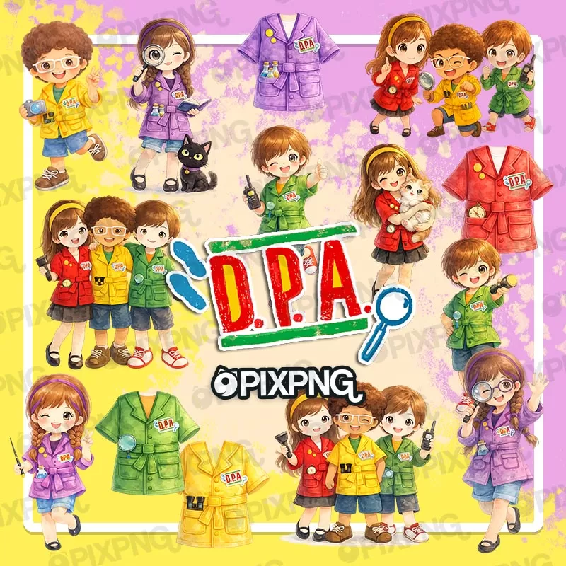 Detetives Prédio Azul Aquarela