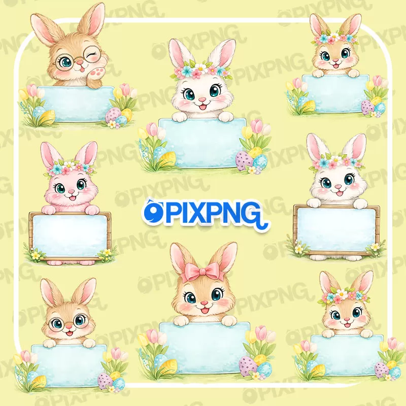 Coelhinho Páscoa Sublimação Pixpng