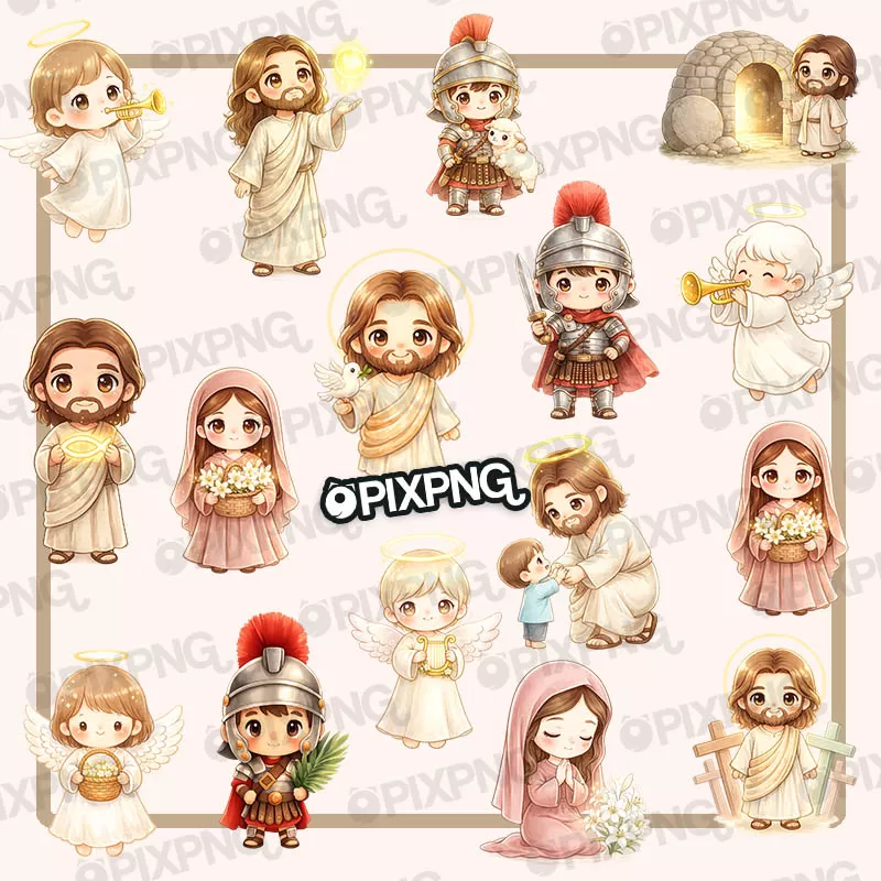 Páscoa Cristã Png Infantil Jesus Cristo