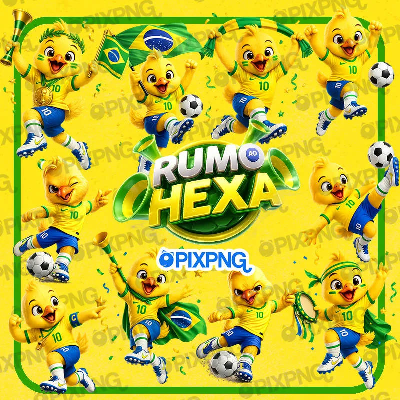Canarinho Copa do Mundo Mascote Pixpng