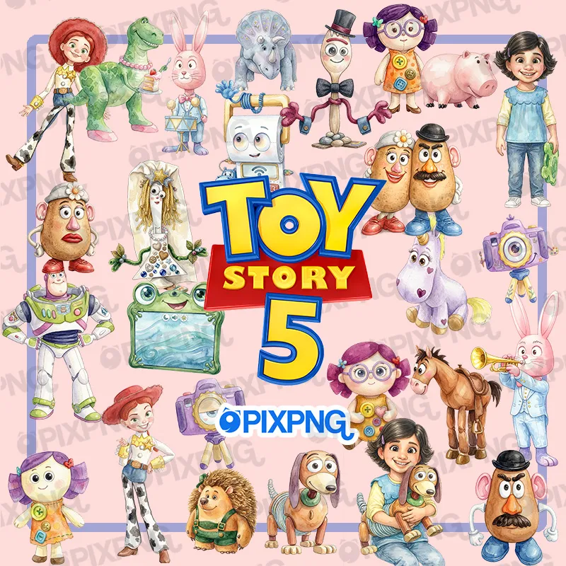 Kit Digital Toy Story 5 PixPng